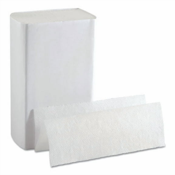 Pacific Blue Ultra Folded Recycled Paper Towels, 1-Ply, 10.2 x 10.8, White, 220/Pack, 10 Packs/Carto | Bundle of 2