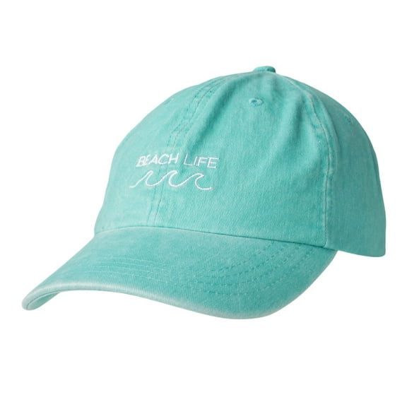 Pacific Brim Classic Baseball Cap Cotton Adjustable Dad Hat, Beach Life (Unisex)