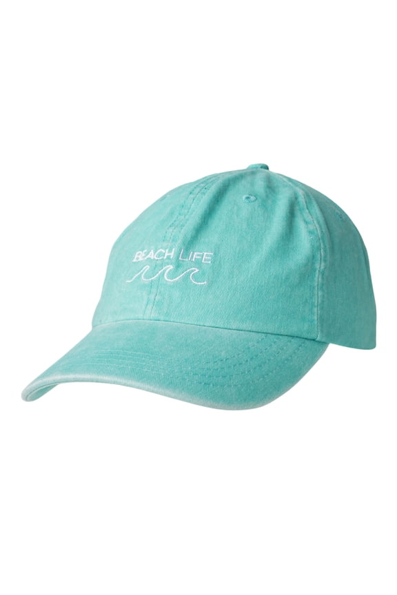 Classic Baseball Cap Cotton Adjustable Dad Hat, Beach Life (Unisex)