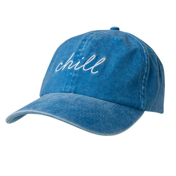 Pacific Brim Classic Baseball Cap Cotton Adjustable Dad Hat, Chill (Unisex)