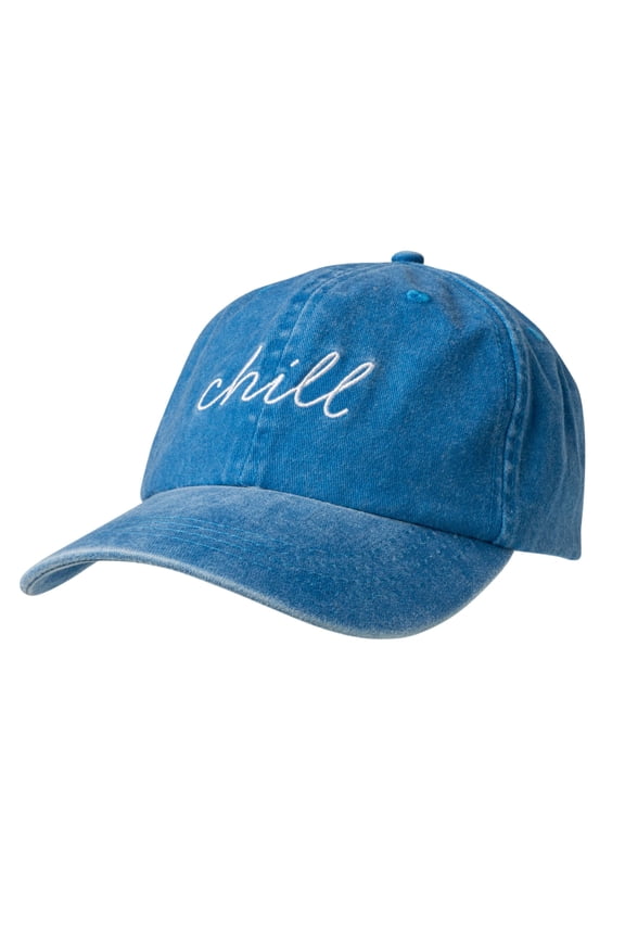 Classic Baseball Cap Cotton Adjustable Dad Hat, Chill (Unisex)