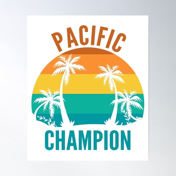 Pacific Champion Poster Wall Art, Modern Wall Decor, 24x36 UNFRAMED