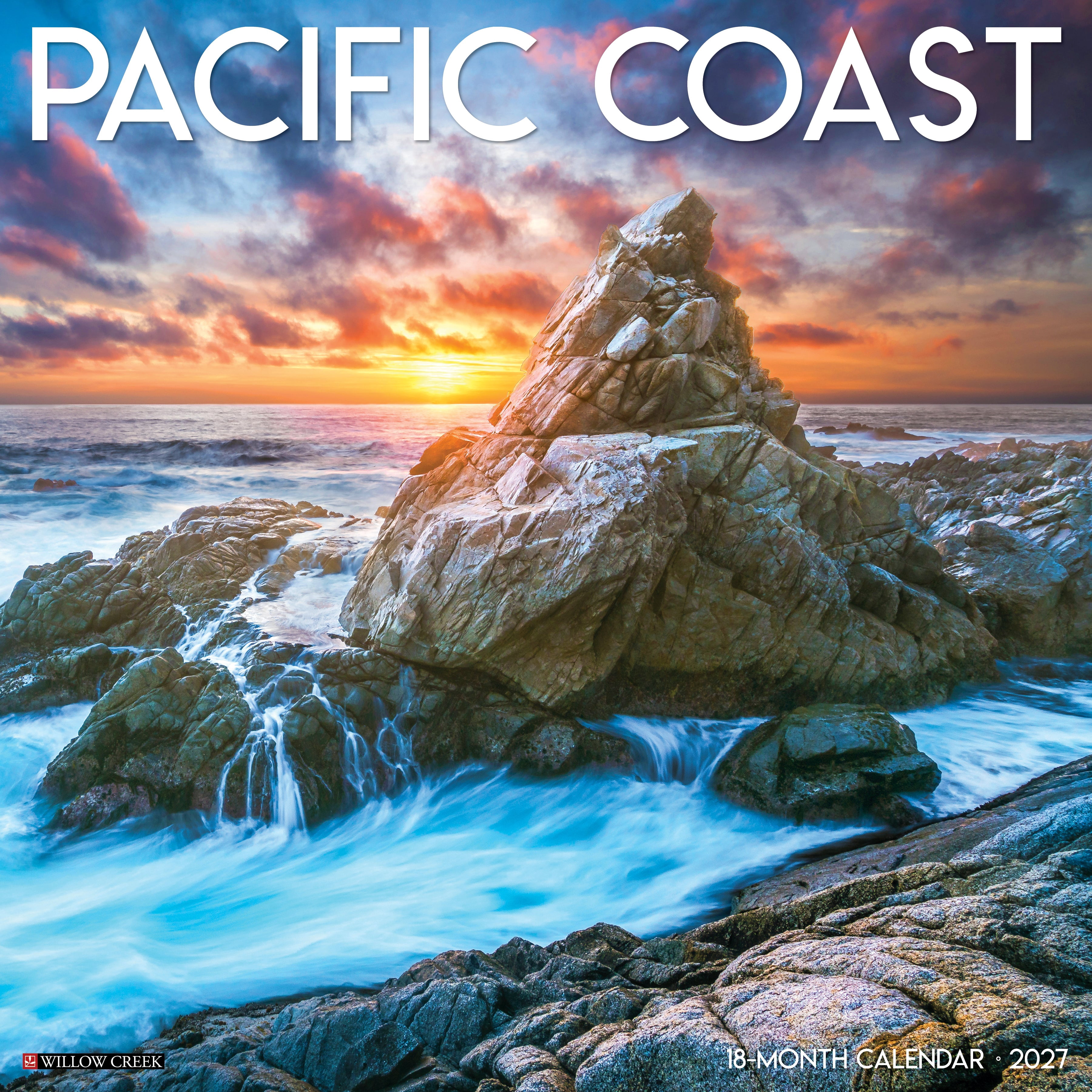 Willow Creek Press, Pacific Coast 2027 Wall Calendar