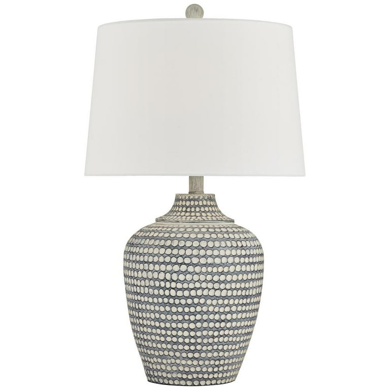 Grey wooden table fashion lamp