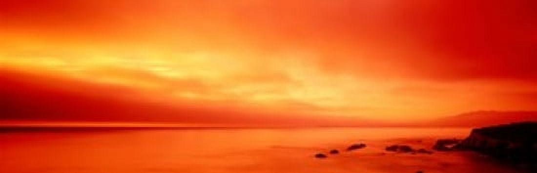 Pacific Coast CA Canvas Art - Panoramic Images (18 x 6)