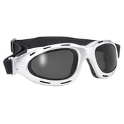 Pacific Coast Sunglasses Kickstart Dyno Sunglasses One Size Fits Most, Silver / Smoke Lens
