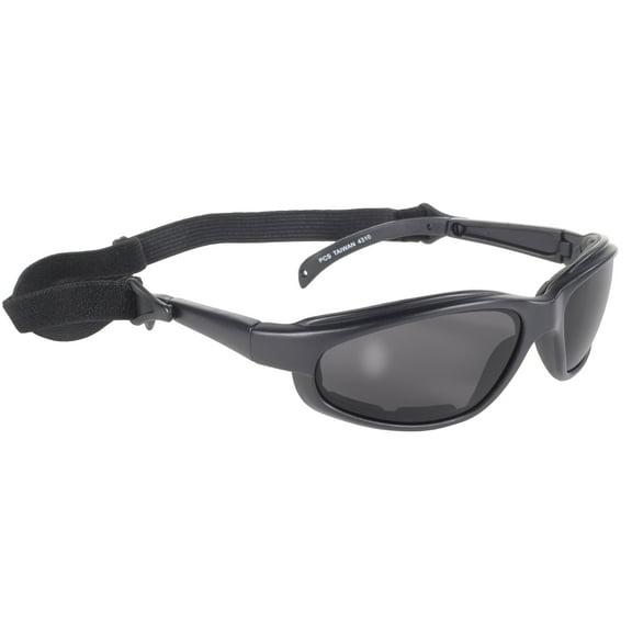 Kickstart Freedom Sunglasses Black Frame w/Smoke Lens