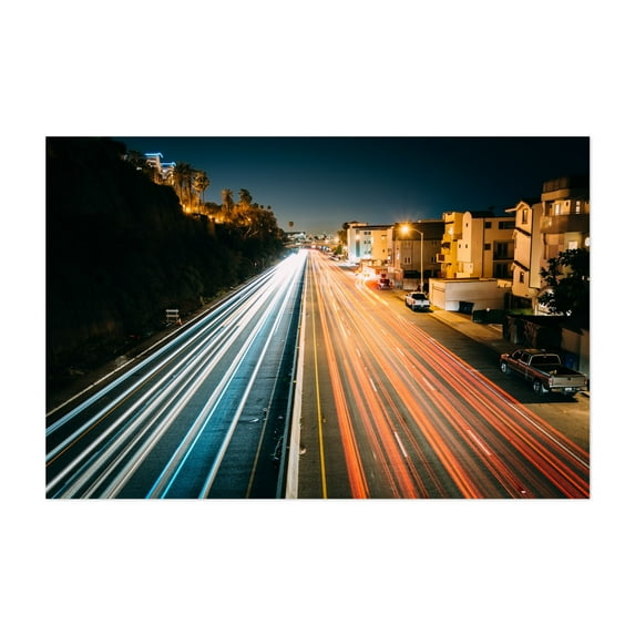Pacific Coast Highway - Santa Monica California Photography Unframed Wall Art Print 5 x 7 inches
