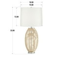 thumbnail image 1 of Pacific Coast Lighting Table lamp Natural rattan basket, 1 of 7