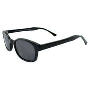 Pacific Coast Original KDs Biker Sunglasses with Smoke Lenses