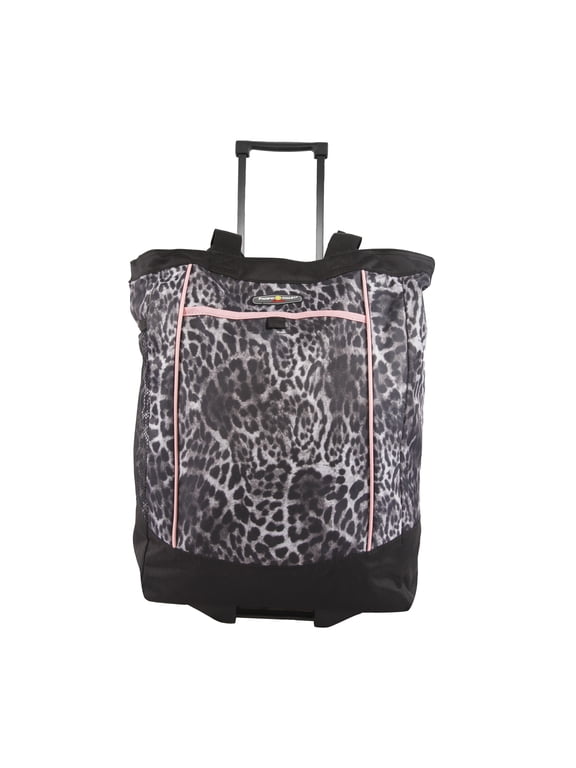 Unisex Adult Mesh Tote Rolling Shopper, Gray