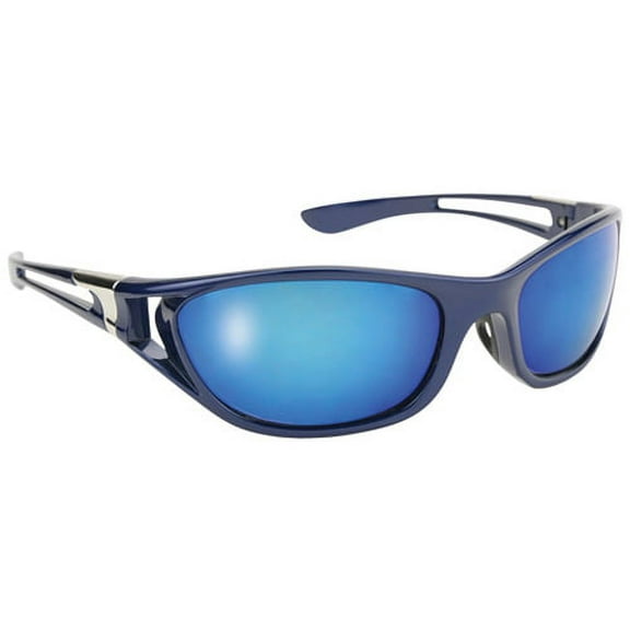 Pacific Coast Sunglasses Kickstart Blue Ice Polarized Sunglasses (Blue / Blue Lens)