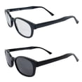 thumbnail image 1 of Pacific Coast Sunglasses Original KD's Biker Sunglasses 2-pack Clear and Smoke Lenses, 1 of 9