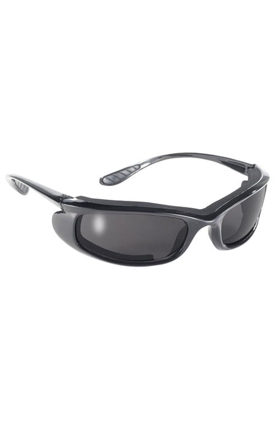 Kickstart Razor Sunglasses Black Frame w/Smoke Lens