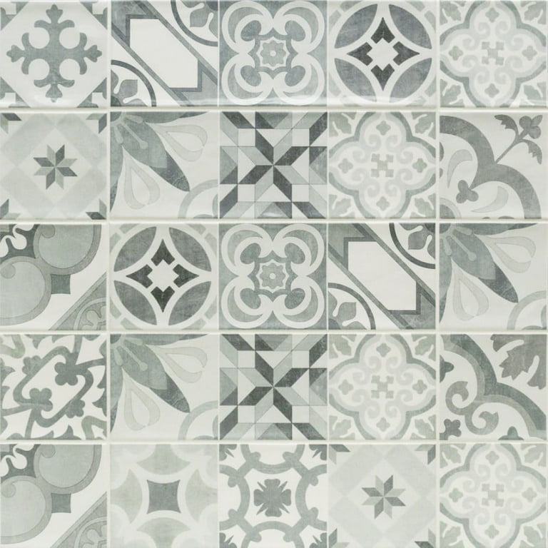 Pacific White 4 in. x 12 in. Polished Ceramic Subway Wall Tile (33 Pieces 10.76 Sq. Ft. / Box) Pacific White 4 in. x 12 in. Polished Ceramic Subway Wall Tile (33 Pieces 10.76 Sq. Ft. / Box)