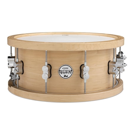 Pacific Concert Series Wood Hoop Maple Snare w/ 20-Ply Maple Shell - 6.5" x 14"
