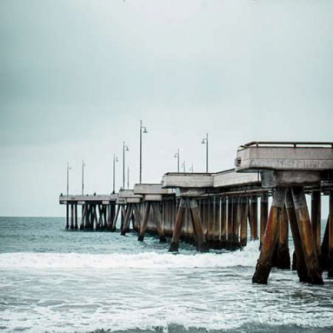 Pacific Cool II Canvas Art - Elizabeth Urquhart (24 x 24)