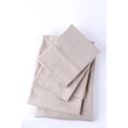 thumbnail image 1 of Pacific Cotton 300SATIN-TAUP-TW 301 Thread Count Sateen Sheet Set, Taupe - Twin Size, 1 of 6