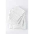 thumbnail image 1 of Pacific Cotton 300SATIN-WHIT-KI 300 Thread Count Sateen Sheet Set, White - King Size, 1 of 6