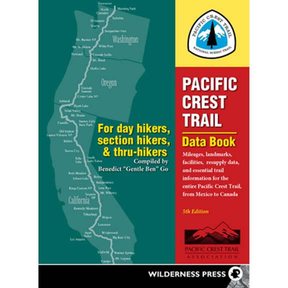 Pre-Owned Pacific Crest Trail Data Book: Mileages, Landmarks, Facilities, Resupply Data, and Essential Trail Information for the Entire Pacific Crest Trail, fr (Paperback) 0899977456 9780899977454