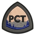 thumbnail image 1 of Pacific Crest Trail Hiking Triple Crown Applique Multi-Color Embroidered Hook & Loop Patch - 2.0 Inch Mini, 1 of 5