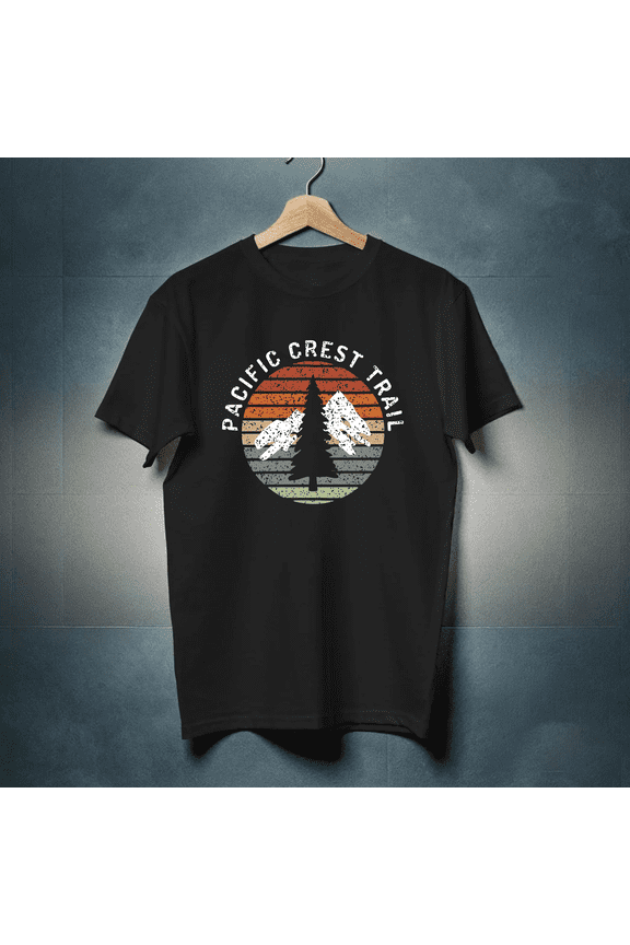 Pacific Crest Trail Thru Hiker Sunset Hiking PCT Hoodie Shirt, for Men & Women, up to Size 5XL