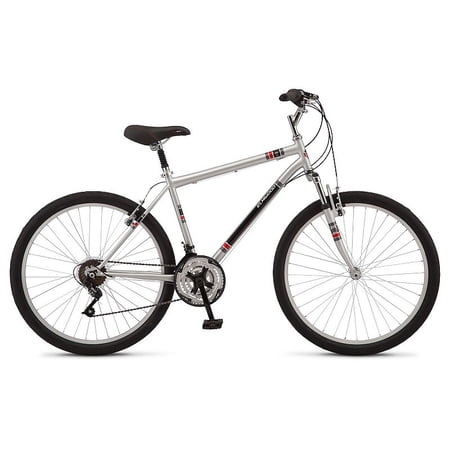 Pacific Cycle Elmwood 26-Inch Comfort Bike, Grey, 26"