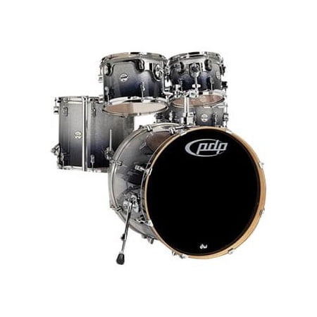 Pacific Drums CM5 Concept Maple 5-Piece Shell Pack - Silver Black Fade