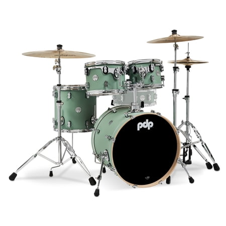 PDP Concept Maple 4-Piece Shell Kit - 10/12/14/20 - Satin Seafoam - PDCM20FNSF
