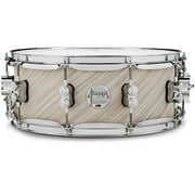 Pacific Drums & Percussion PDCM5514SSTI 5.5 x 14 in. Concept Maple Drum Set, Twisted Ivory & Chrome Hardware