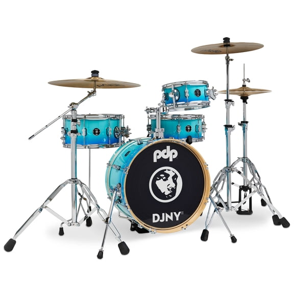 PDP by DW Daru Jones 4-Piece New Yorker II Shell Pack Blue Fade