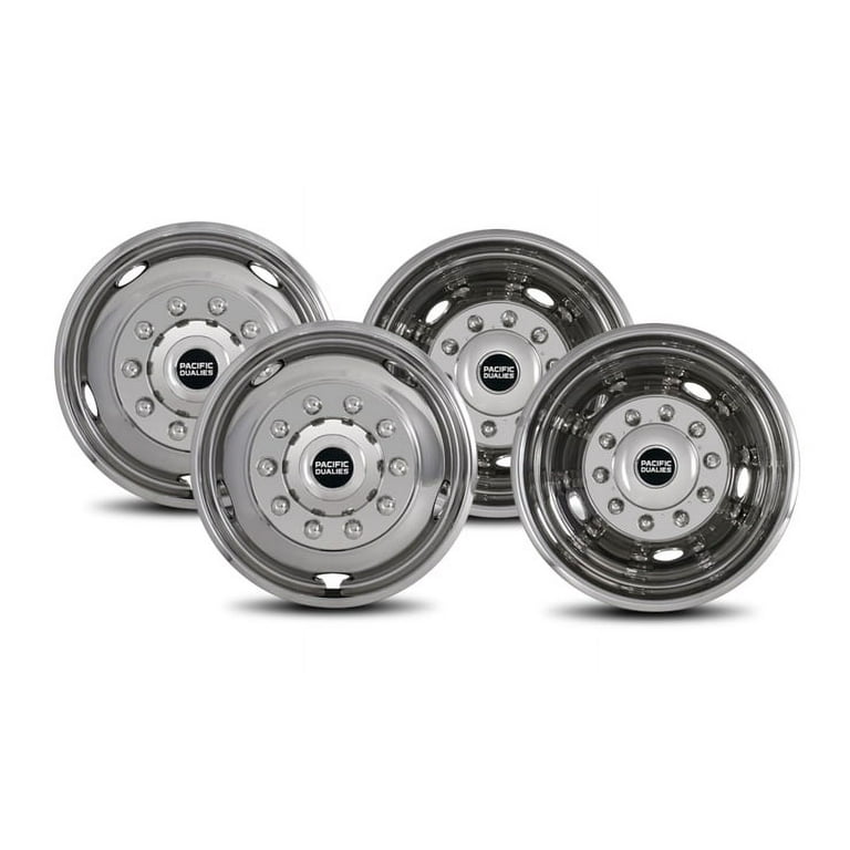 Pacific Dualies 43-1950 Polished 19.5 Inch 10 Lug Stainless Steel