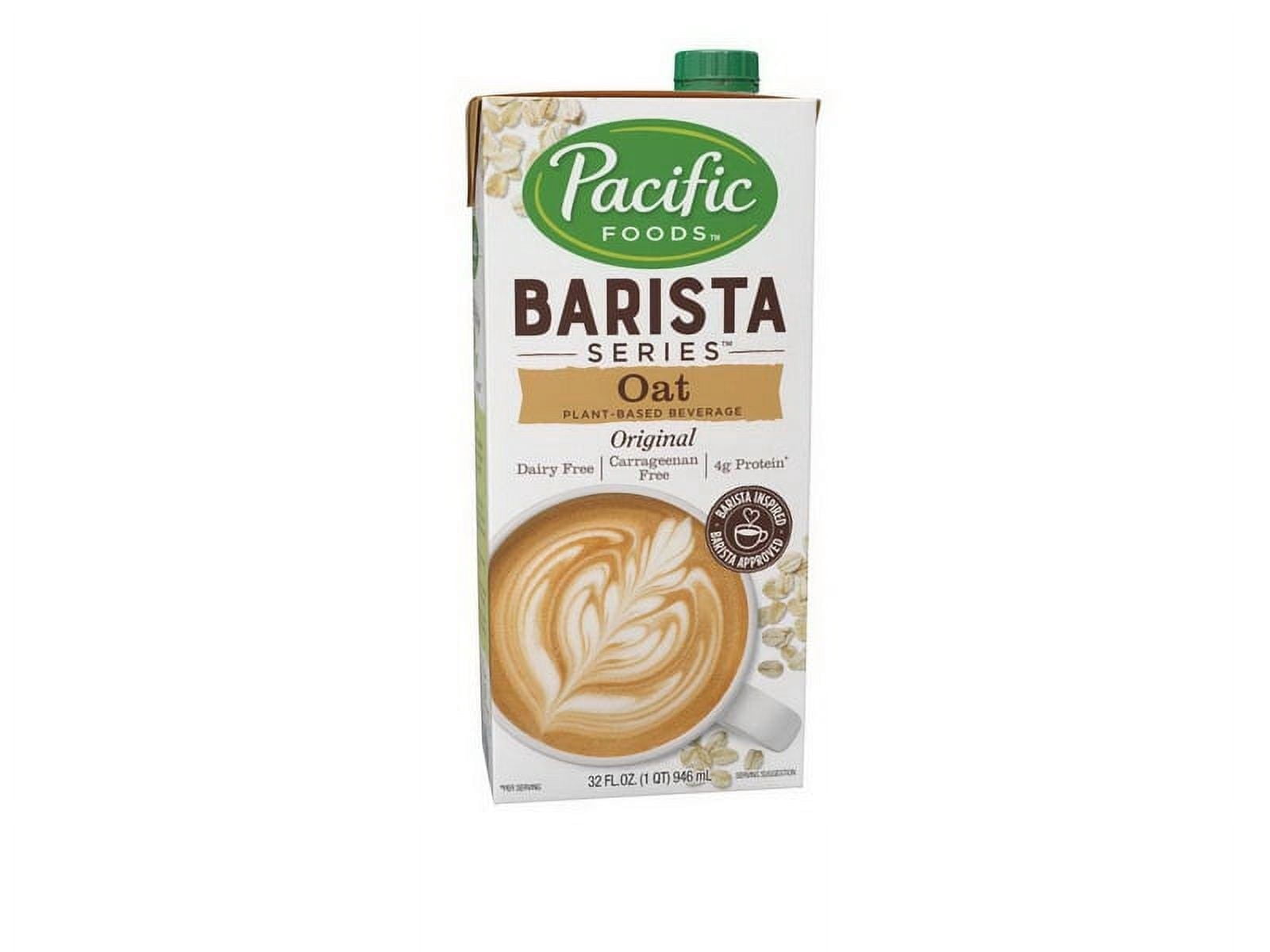 Pacific Foods Barista Series Original Oat Milk, Plant Based Milk, 32 oz Carton