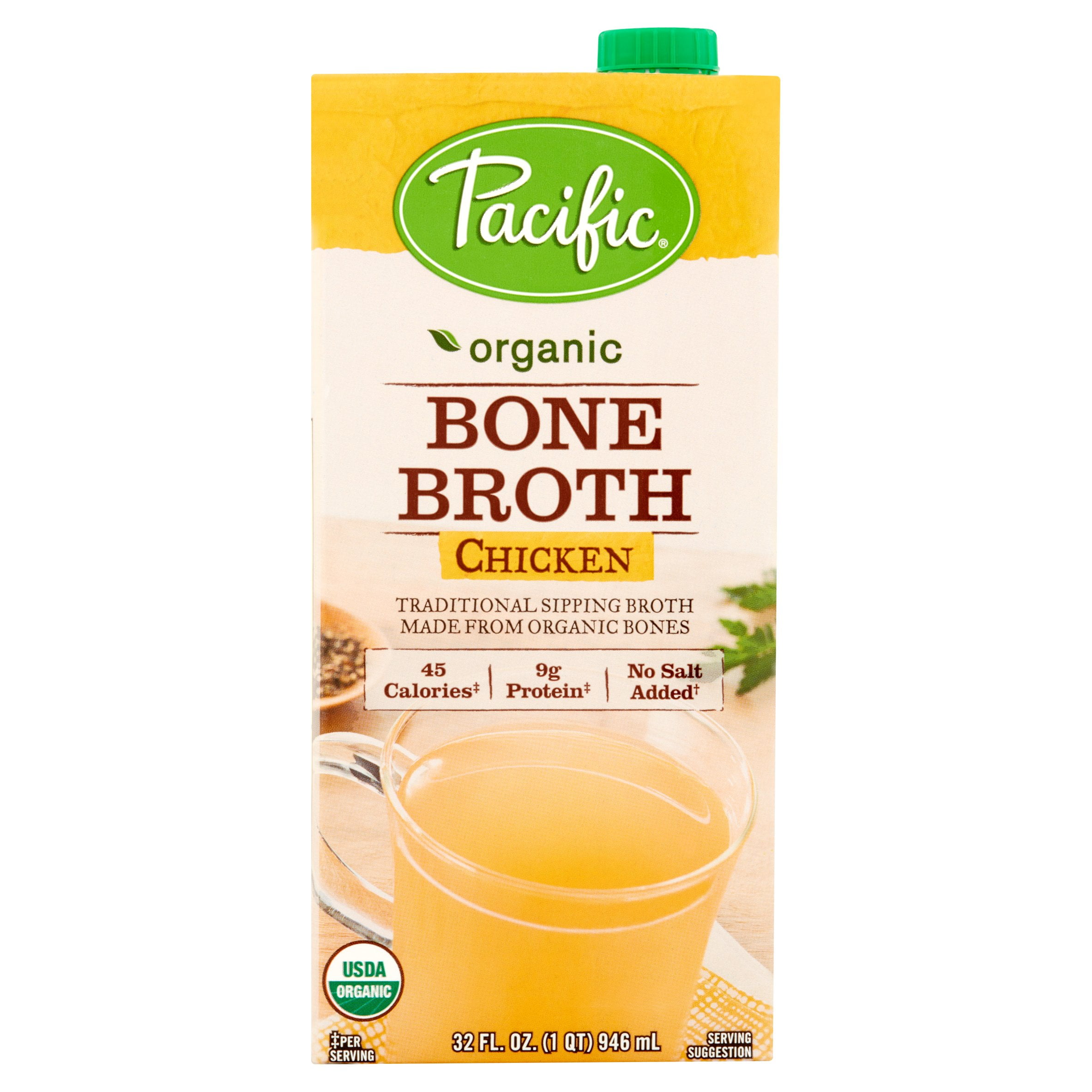 Pacific Foods Bone Broth Chicken Org,32 Oz (Pack Of 12) - Walmart.com