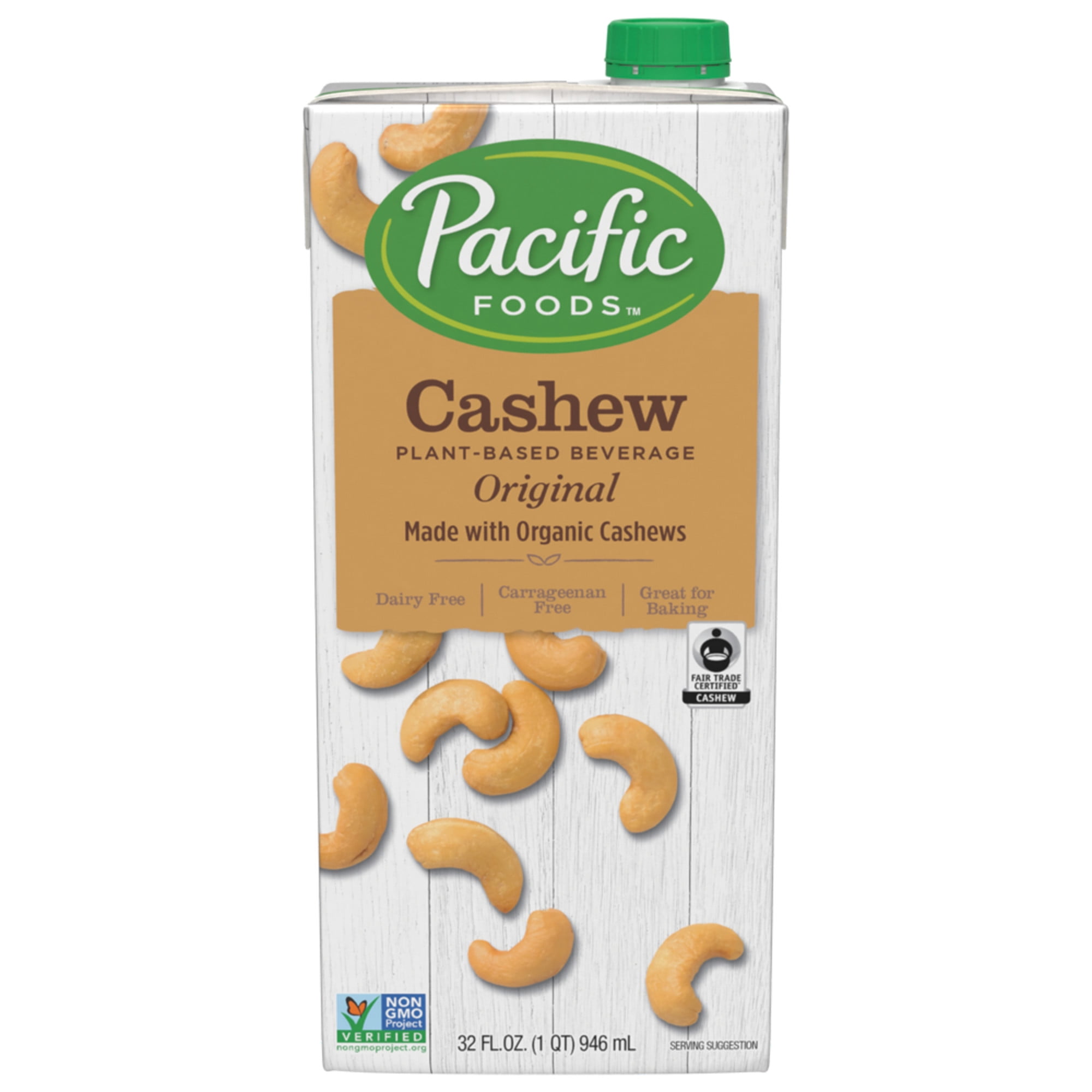 Pacific Foods Cashew Original Plant-Based Beverage, 32oz
