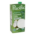 thumbnail image 1 of Pacific Foods Organic Unsweetened Coconut Milk, Plant Based Milk, 32 oz Carton, 1 of 12