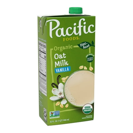 product image of Pacific Foods Organic Vanilla Oat Milk, Plant Based Milk, 32 oz Carton