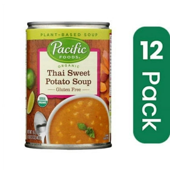Pacific Foods Thai Sweet Potato Soup Organic 16.3 oz (Pack Of 12)