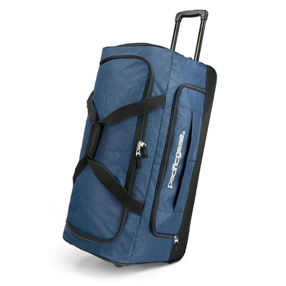 Pacific Gear Keystone 30" Rolling Duffel Bag with Wheels, Navy