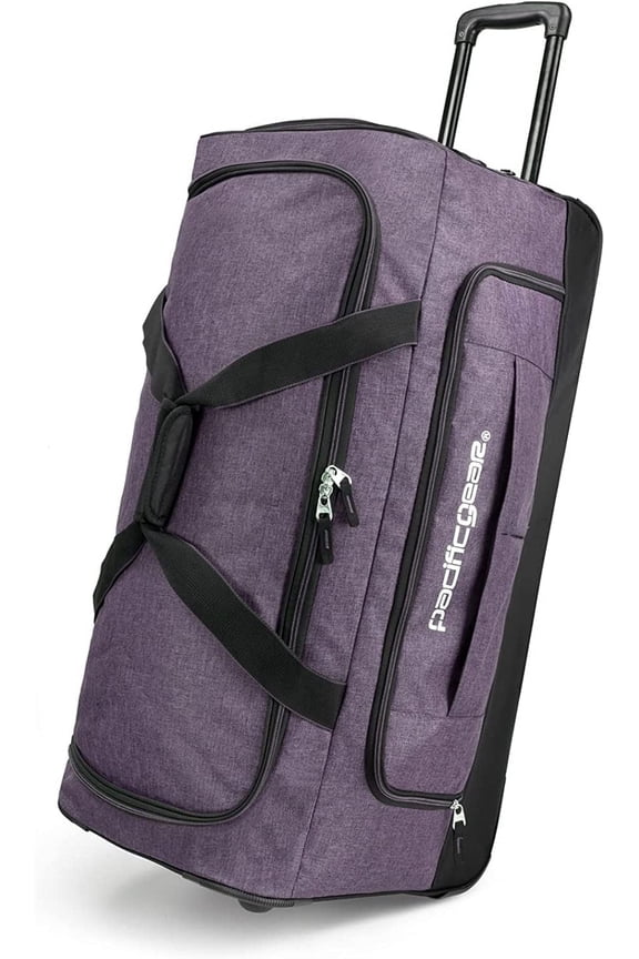 Keystone 30" Rolling Duffel Bag with Wheels, Purple