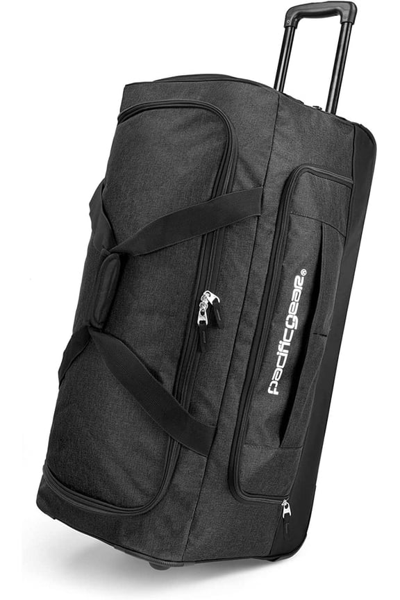 Keystone 30" Rolling Duffel Bag with Wheels, Black
