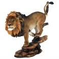 thumbnail image 1 of Pacific Giftware 10 3/4" Pride Rock King of The Jungle Savannah Lion Wildlife Home Statue Simba, 1 of 2