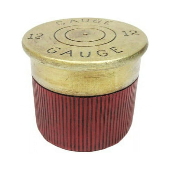 Pacific Giftware 12 Gauge Shotgun Shell Resin Trinket Box Collectible Decor 3.25 Inches Tall