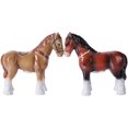 Pacific Giftware 4.75 inches Clydesdale Horses Salt and Pepper