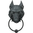 thumbnail image 1 of Pacific Giftware 8.5 Inch Evil Wolf Gargoyle Resin Door Knocker Statue Figurine, 1 of 1
