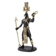 thumbnail image 1 of Pacific Giftware Black Thoth Egyptian God Golden Accents Statue 12 inches Tall, 1 of 2