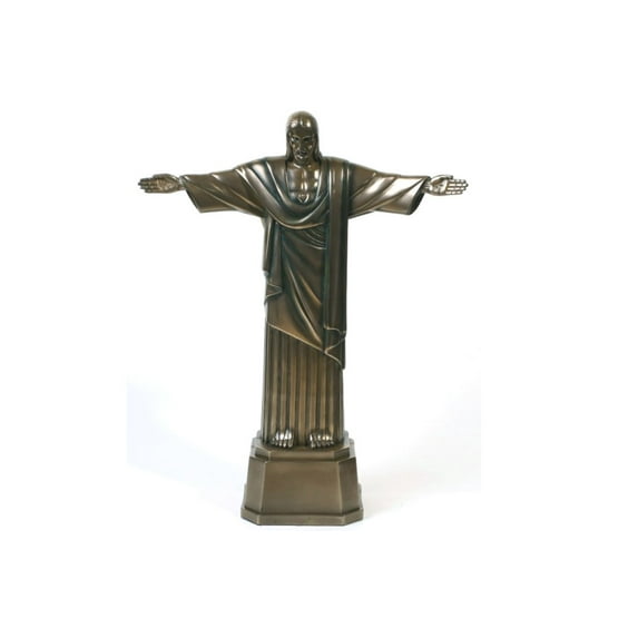 Pacific Giftware Christ The Redeemer Bronze Finish Statue Jesus