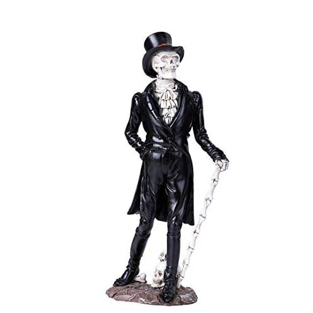 Pacific Giftware Day of The Dead Skeleton Black Suit Gentleman Resin ...