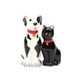 thumbnail image 1 of Pacific Giftware Dog and Cat Good Friends Magnetic Ceremic Salt and Pepper Shakers, 1 of 1