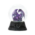 thumbnail image 1 of Pacific Giftware Dragon Ball Water Globe with Glitters 80mm Resin Figurine Home Decor Gift Collectible (Hoarfrost Purple), 1 of 1